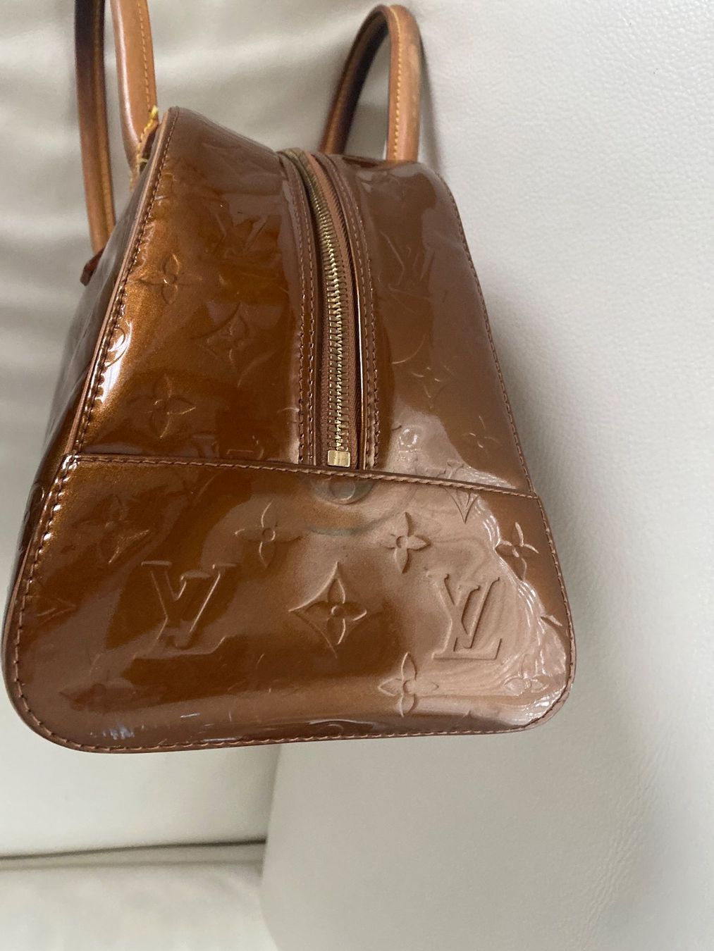 Louis Vuitton Borse: LOUIS VUITTON Tompkins Square Bronze Monogram Vernis, 36cm – Usato da Winkel venduto da ferrari2022 5