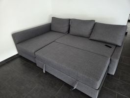 Canapé convertible IKEA FRIHETEN angle+rangement, gris