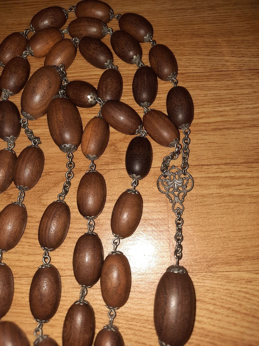 Sonstiger Schmuck: Grosser hölzerner Rosenkranz – Gebraucht aus Biasca von Old_6blh 2