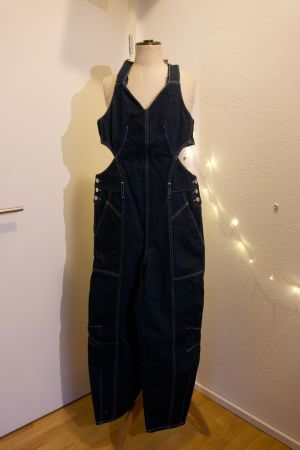 Alberta Ferretti Denim Jumpsuit in Gr. XS