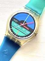 Swatch Uhr mit transparentes Gehaeuse