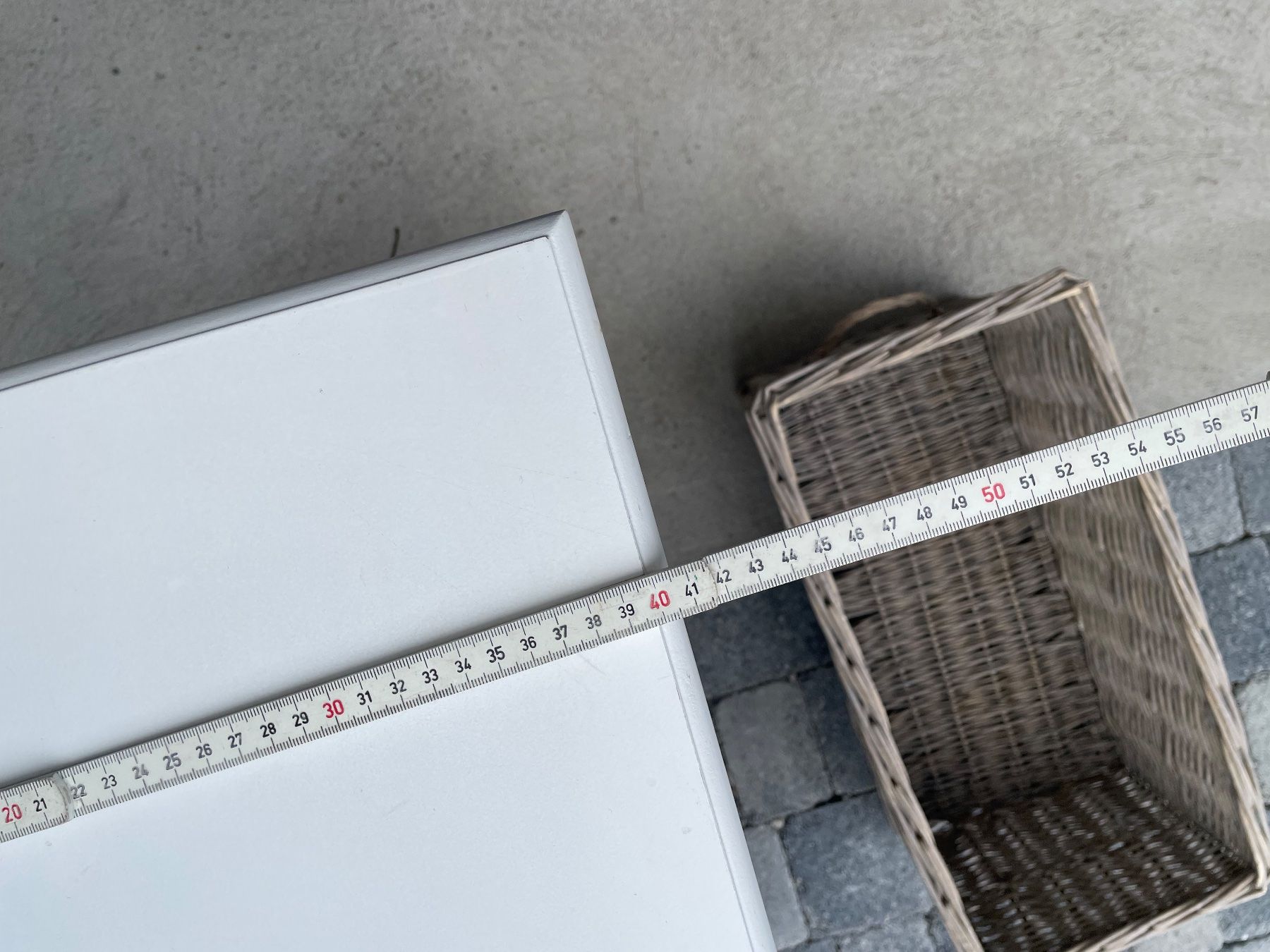 Kommoden: Kommode weiss  shabby chic mit Weidenkorb – Gebraucht aus Schötz von Herbie 9