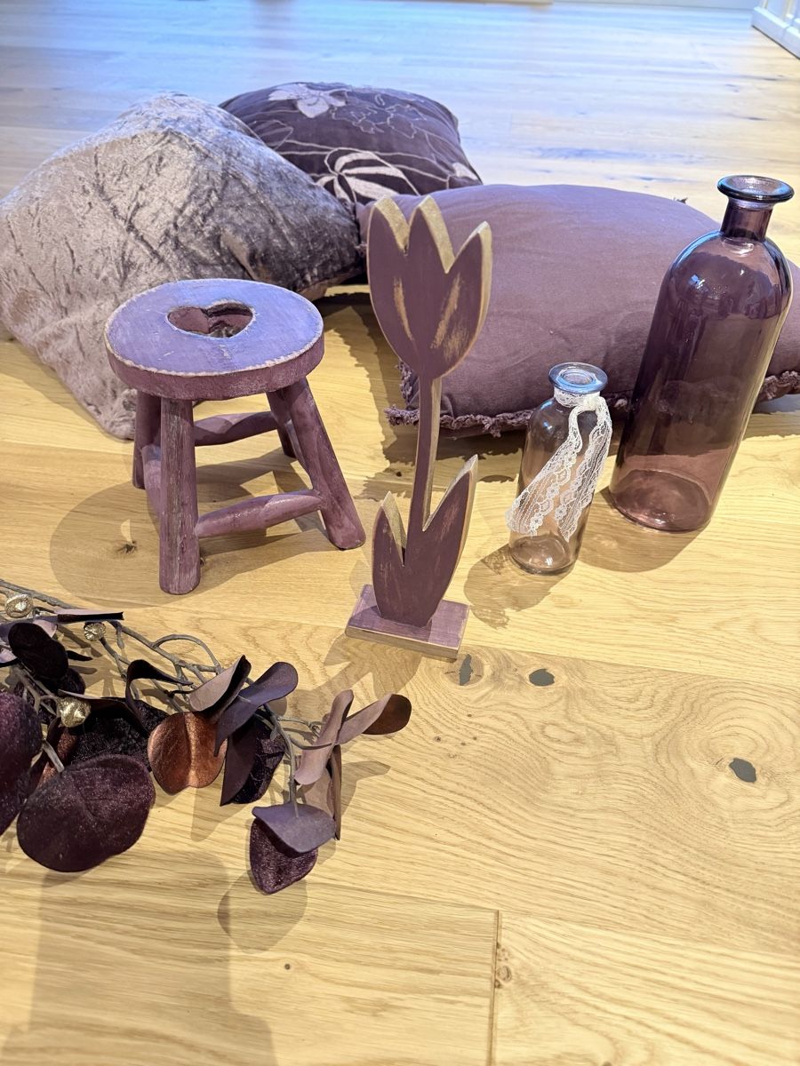 Tutte le decorazioni: Deko Set Frühling in violett – Usato da Malans GR venduto da amalie94 4