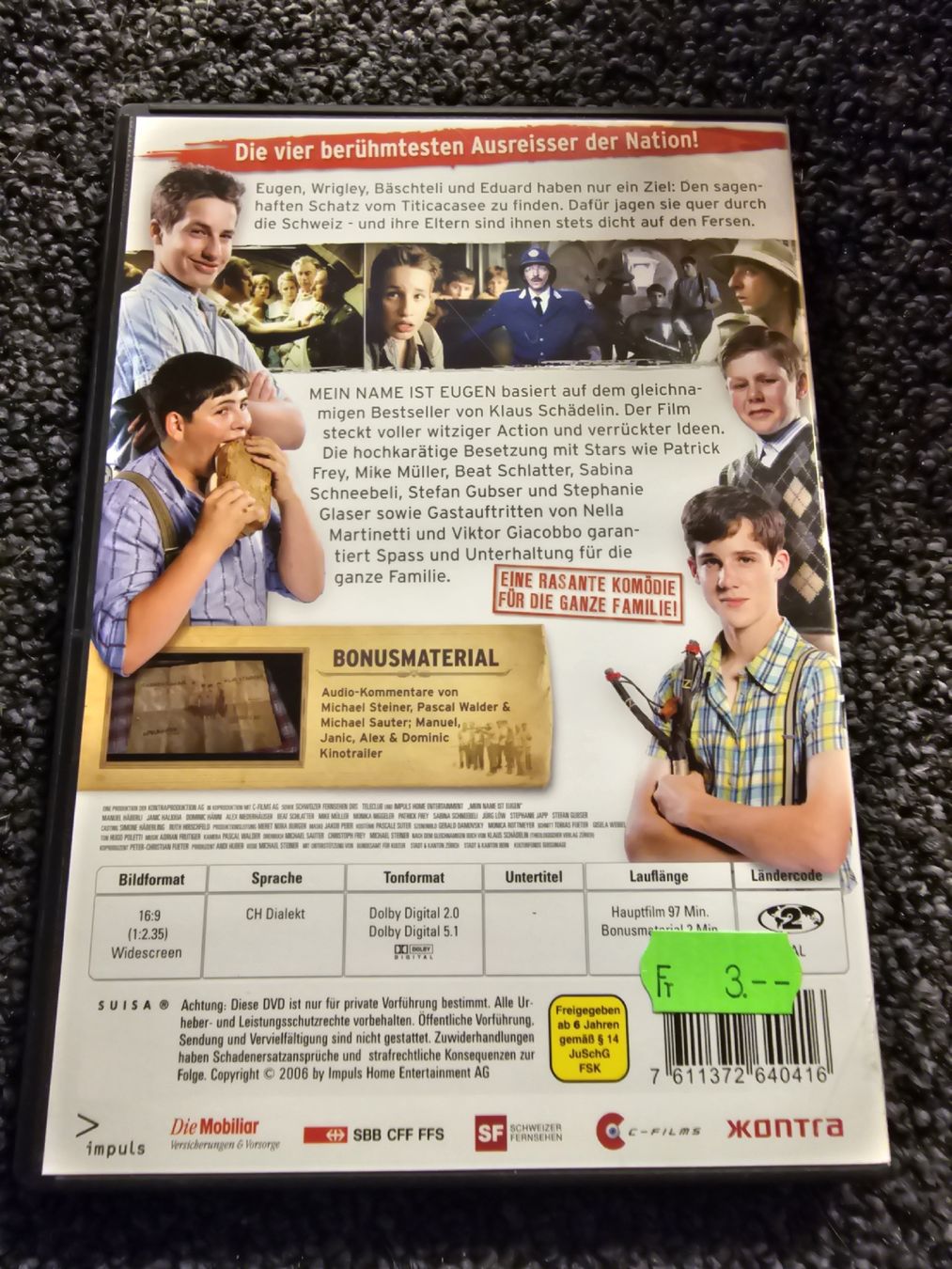 Tutti i DVDs: Mein Name ist Eugen (21305) – Usato da Ruswil venduto da jan_bxl5 1