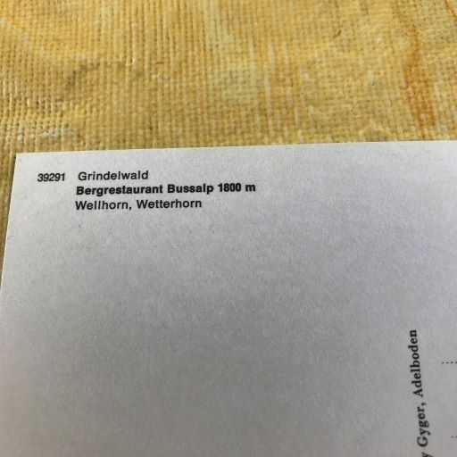 Cartoline postali: ANSICHTSKARTE BERGREST. BUSSALP – Usato da Ostermundigen venduto da wini63 2