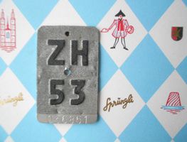 Velonummer ZH 53