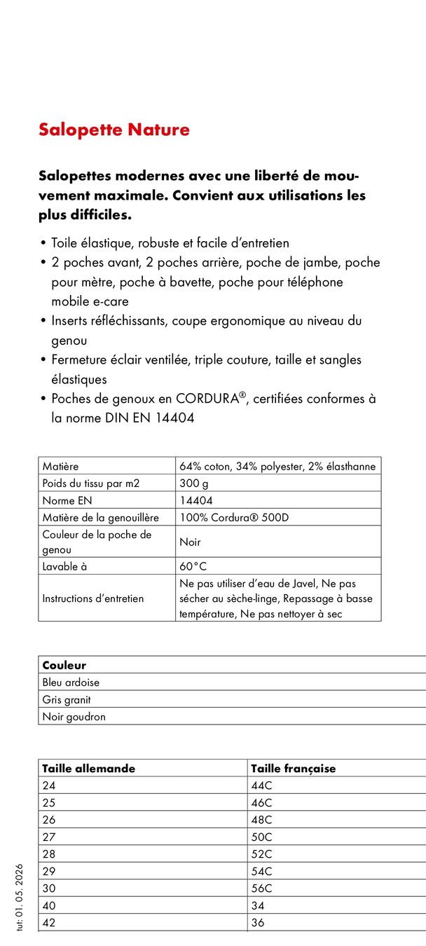 Pantalons: 2x Salopette Würth Modyf taille 52 – D'occasion à Le Locle par Izy512 8