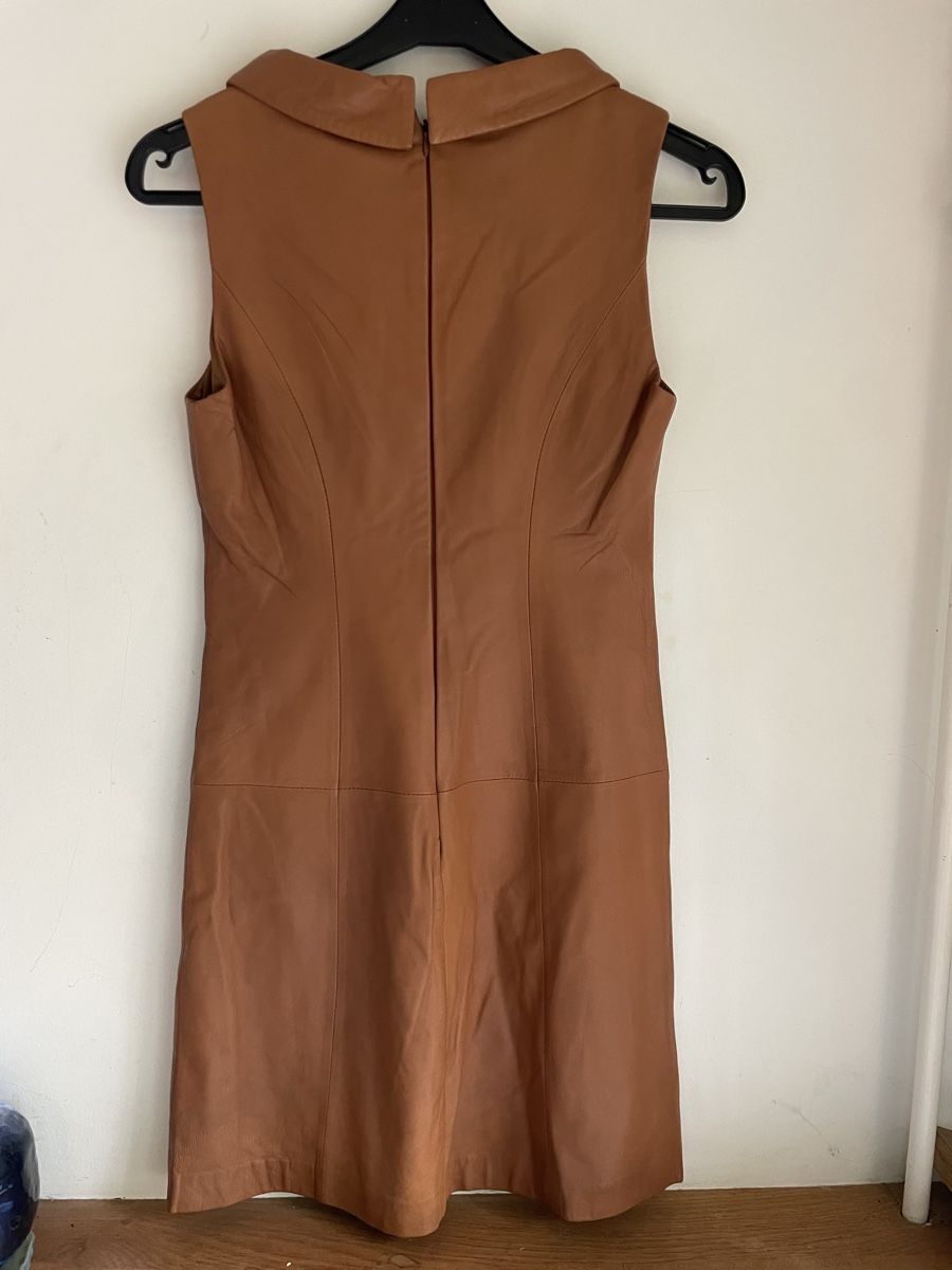 Hallhuber Vestiti: Echt - Lederkleid Hallhuber 34 – Nuovo (secondo la descrizione) da Oetwil am See venduto da abtDesign 2