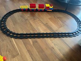 Lego Duplo Eisenbahn Schienen Schwarz