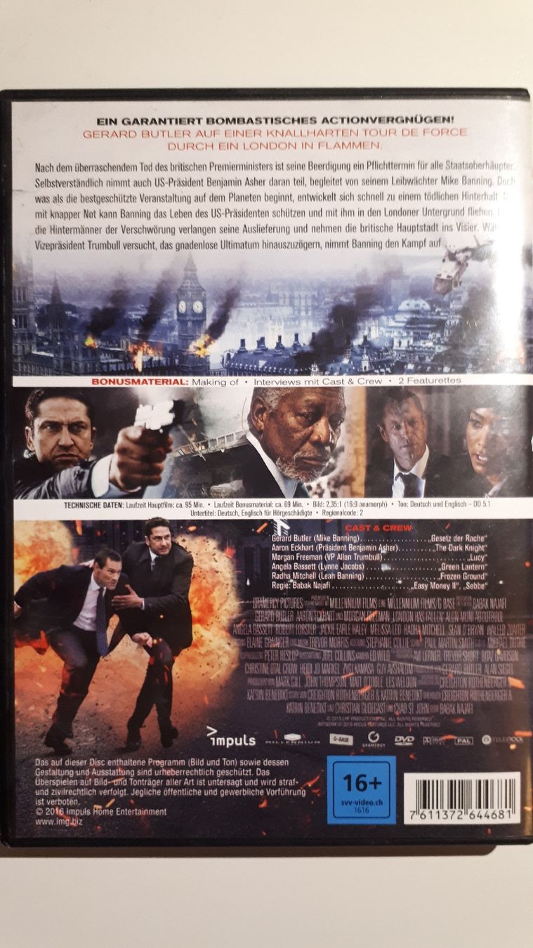 Tutti i DVDs: London has fallen – Usato da Dietikon venduto da Buchantiqdietikon 1