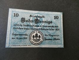 Dt. Reich, Hoyerswerda - Notgeldschein