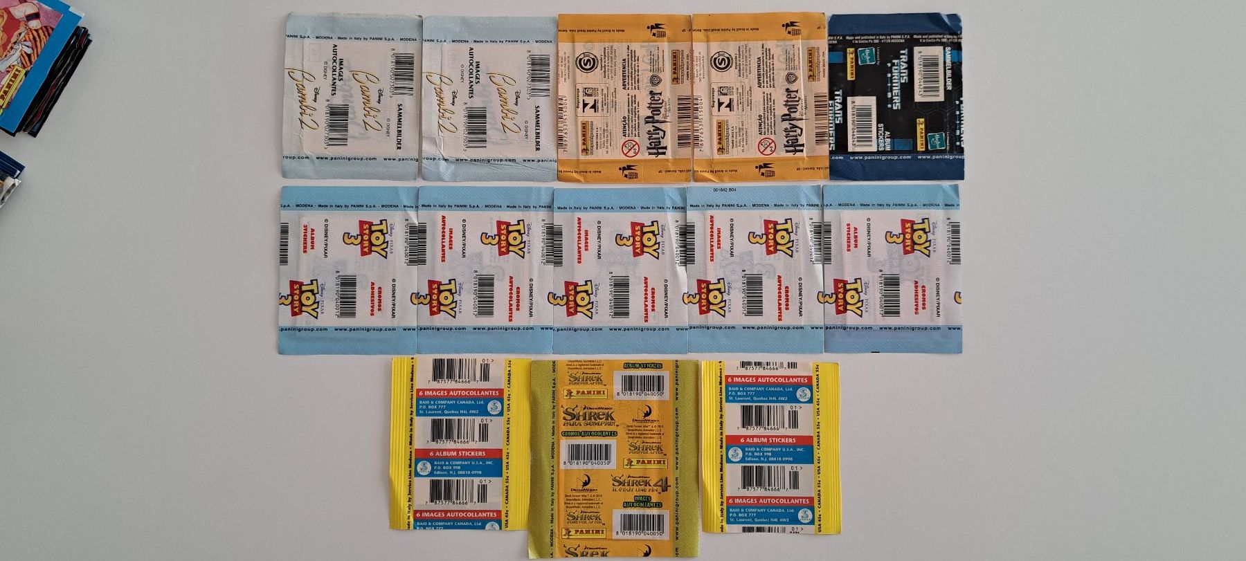 Sammelbilder & Trading cards: 13 Stück Diverse Sticker Pack | Panini, Baio – Neu (gemäss Beschreibung) aus Reiden von Zizki 1