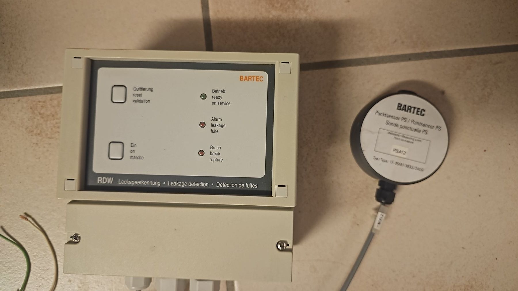 Misurare: Bartec RDW Leckageerkennung mit Punktesensor – Usato da Boniswil venduto da LakeSide_Boniswil