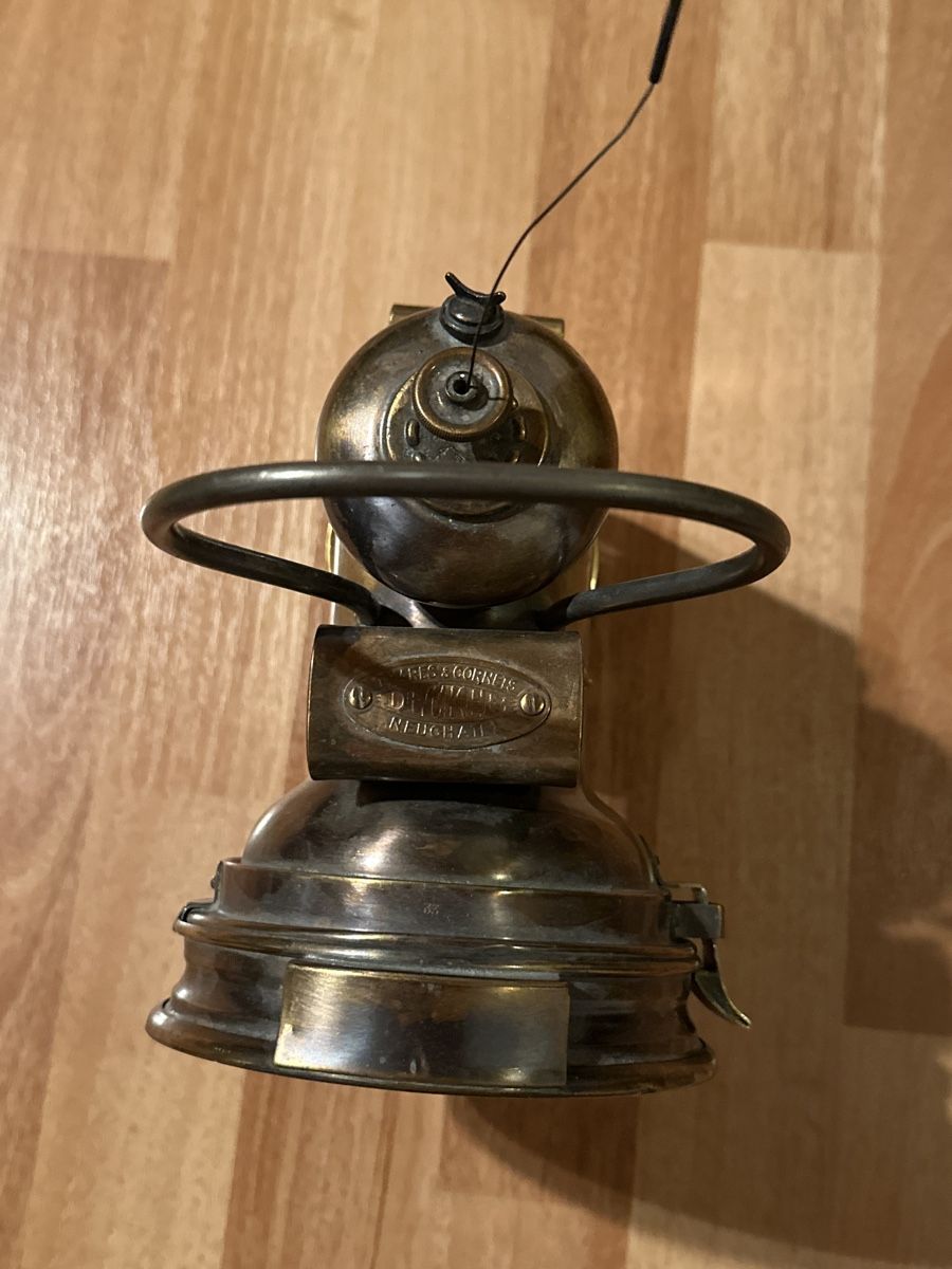 Lampade: Antike Petroleumlampe "Decker" Phares & Cornets Neuchâtel, – Usato da St. Gallen venduto da mai_zpt7 2