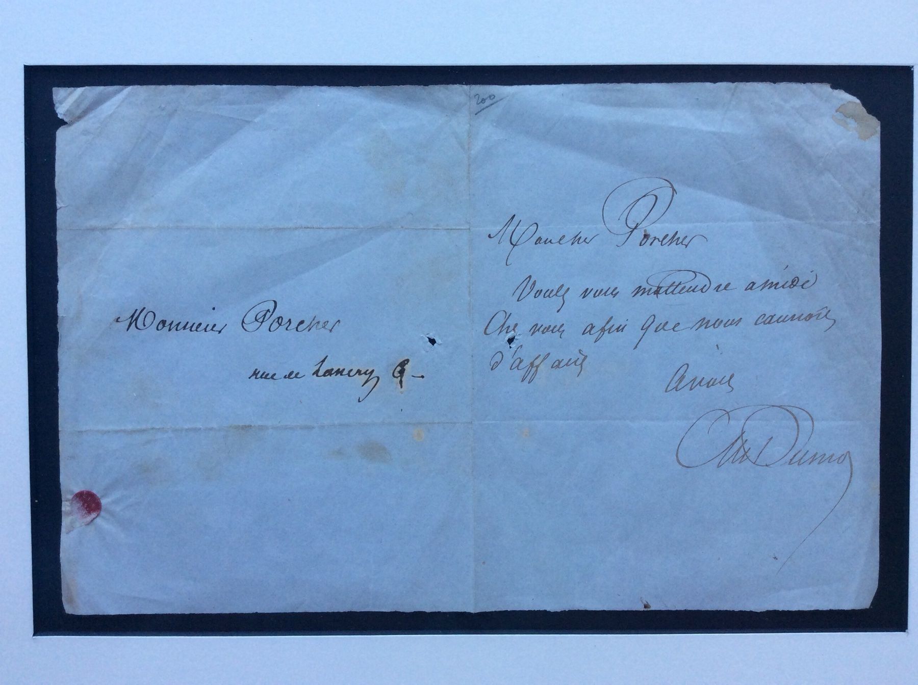 Autografi: Alexandre Dumas Autogramm – Usato da Hittnau venduto da workaholic60 1