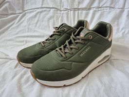 SKECHERS Sneaker 'Uno - Suited On Air' in Oliv