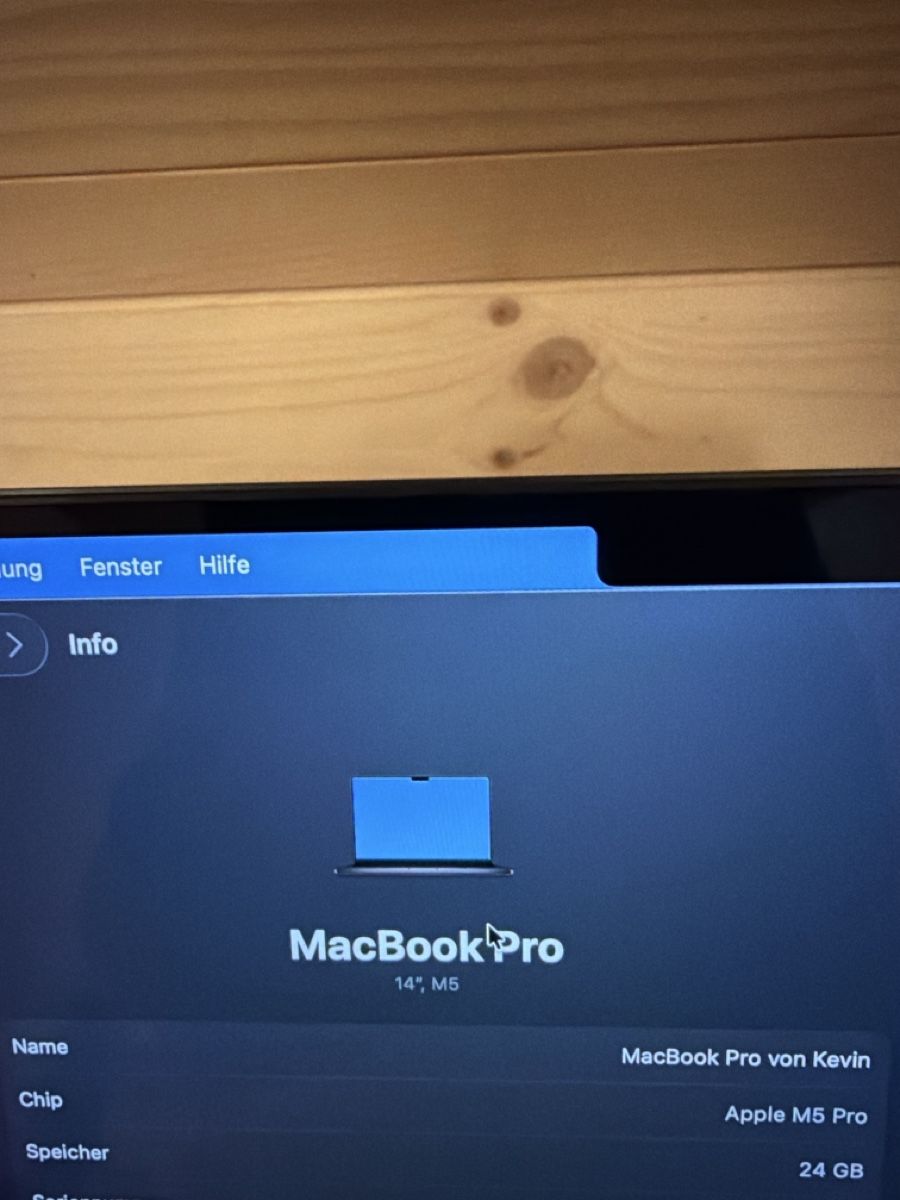 Apple Portables: Apple MacBook Pro M5 24GB 1TB – Neuf (Voir description) à Höchstetten par kev_x5cw 1