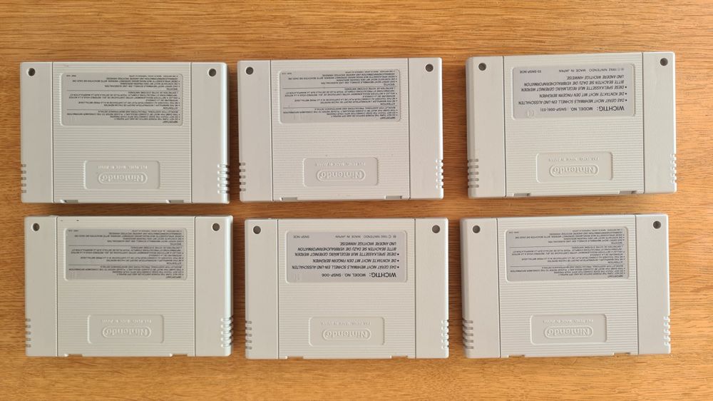 Nintendo Giochi: Vintage Sammlung 6 Super Nintendo Spiele SNES – Usato da Winterthur venduto da stufaphi 7