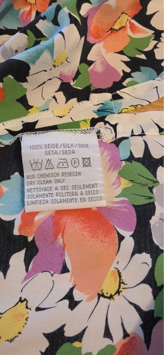 Peter Hahn Camicette: Peter Hahn Seiden-Ensemble, Bluse & Rock, Gr. 46 – Usato da St. Gallen venduto da mania03 3