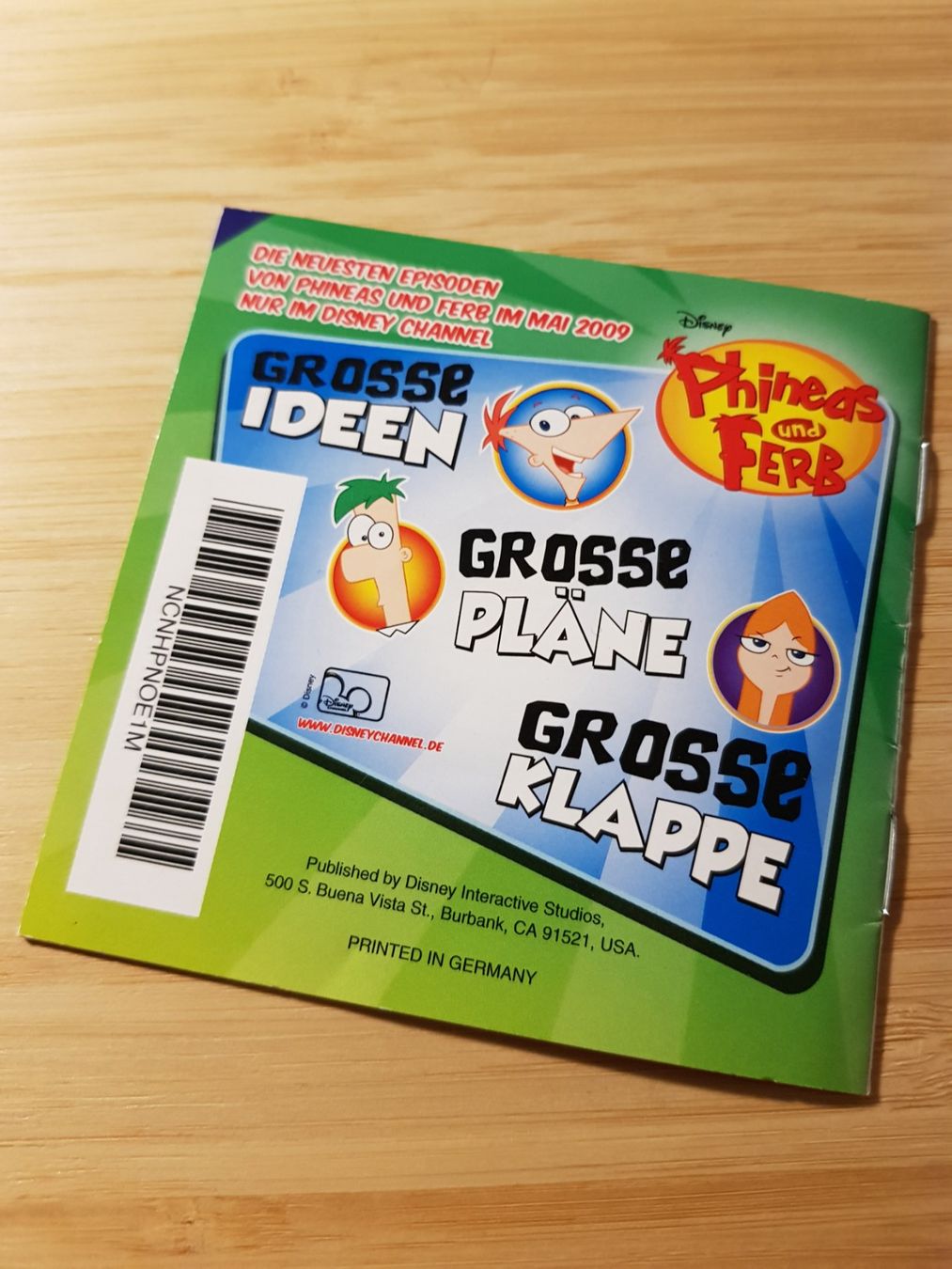Nintendo Spiele: Spielanleitung Phineas und Ferb NDS – Gebraucht aus Münchenstein von 2DGames 1