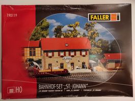Bahnhof-Set "St. Johann" Bausatz von Faller H0, Fabrikneu