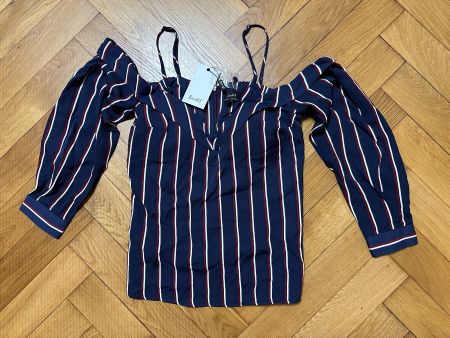 NEU Bardot elegantes Top, schulterfrei