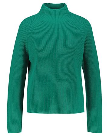 Marc O'Polo Grüner Strickpullover mit Rollkragen - Grösse M