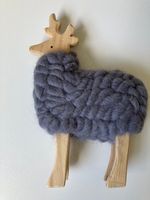 Weihnachtsdeko Hirsch 24cm
