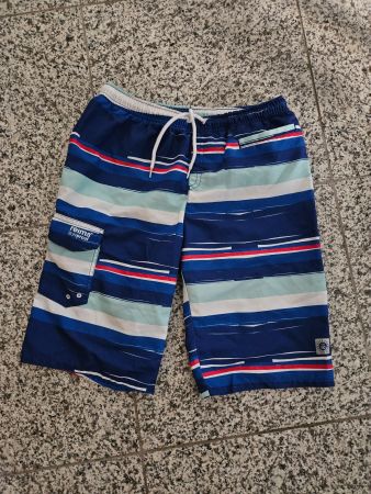 Badeshorts Reima Kinder Grösse 152 UV50 Streifen blau