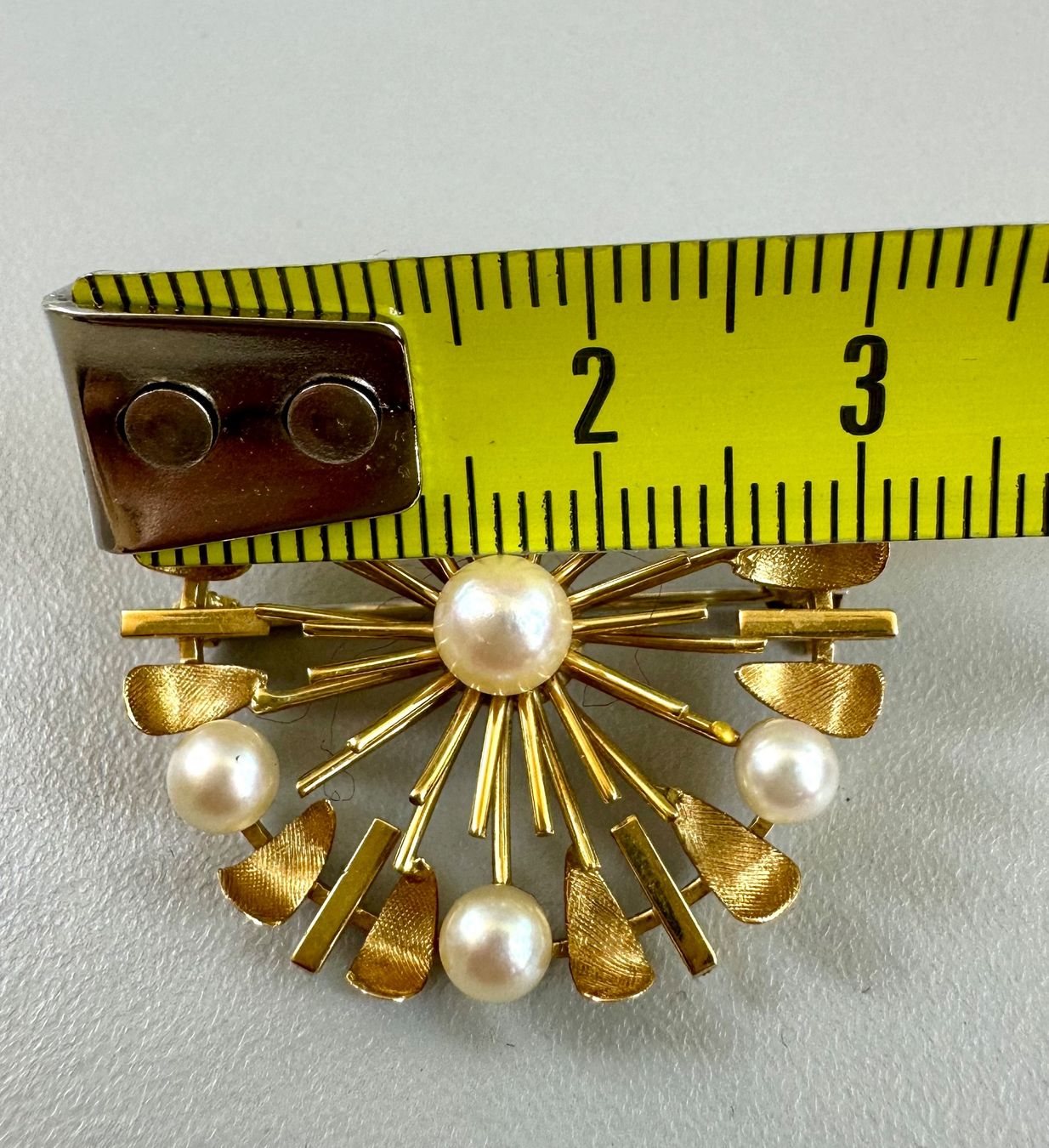 Broschen & Nadeln: ♦️ VINTAGE GOLDBROSCHE “PERLEN” 18K – Gebraucht aus Zürich von NIKI777 6
