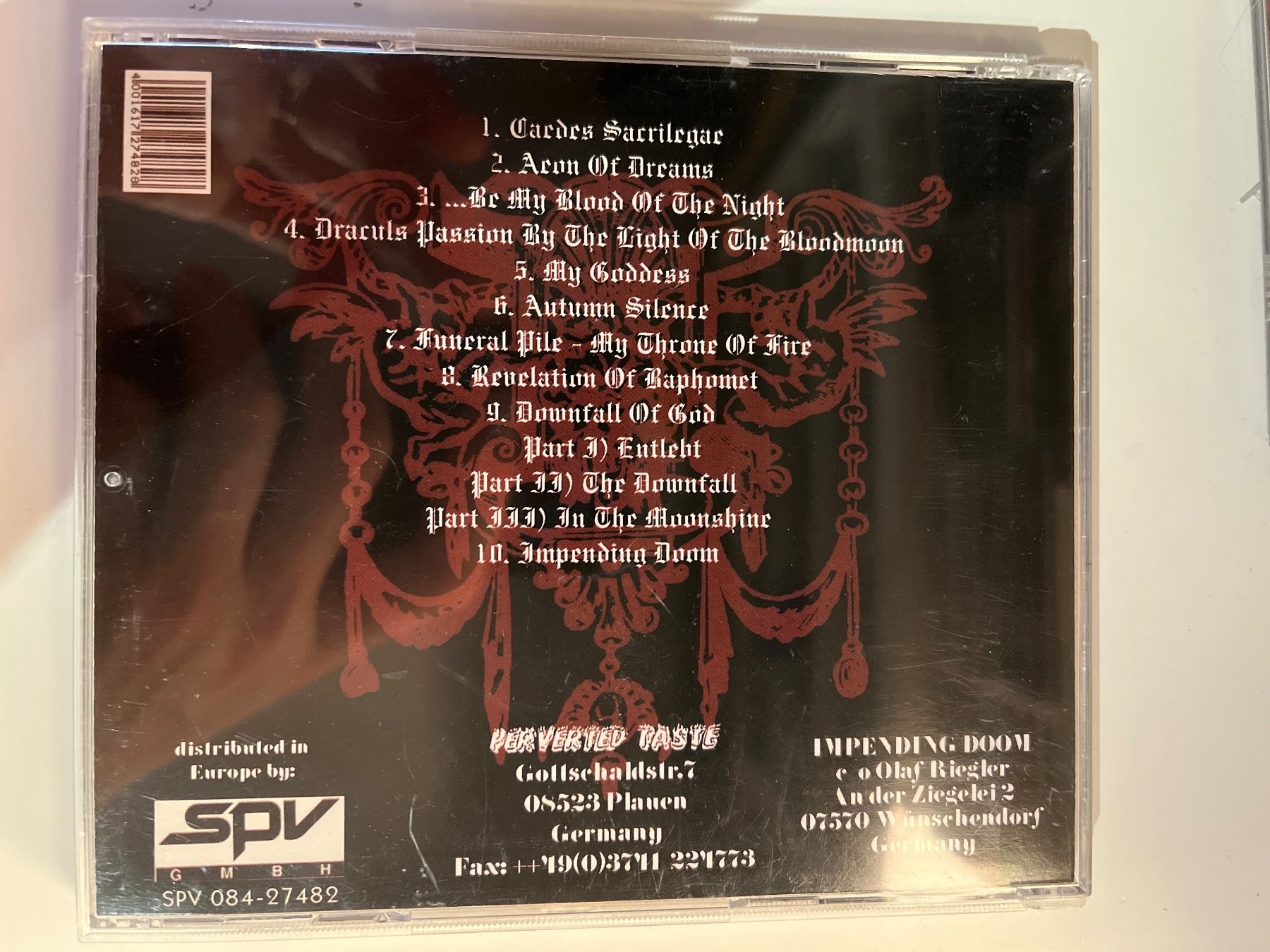 CD: Impending Doom - Caedes Sacrilgae – Usato da Zürich venduto da Tyler1983 1