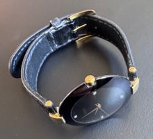 Rado Jubile Armbanduhr schwarz gold Diamanten gebraucht