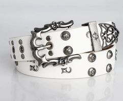 Rivert Gradient Weiss Gothic Punk Belt - Ceinture gothique