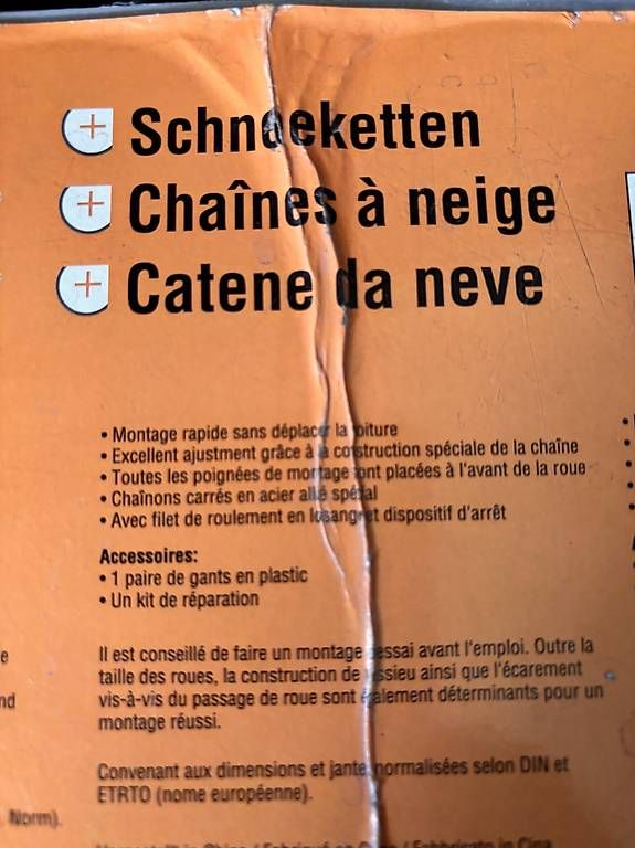 Chaînes à neige: Chaînes à neige 90 – D'occasion à Lutry par benaimmich 2