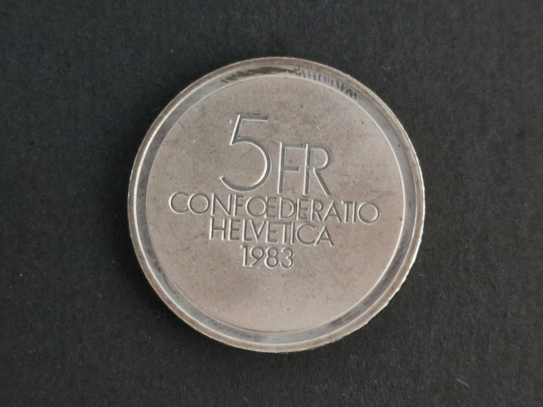 Toutes les monnaies: CHF 5.- commémorative 1983 – D'occasion à Bouveret par psv01 3