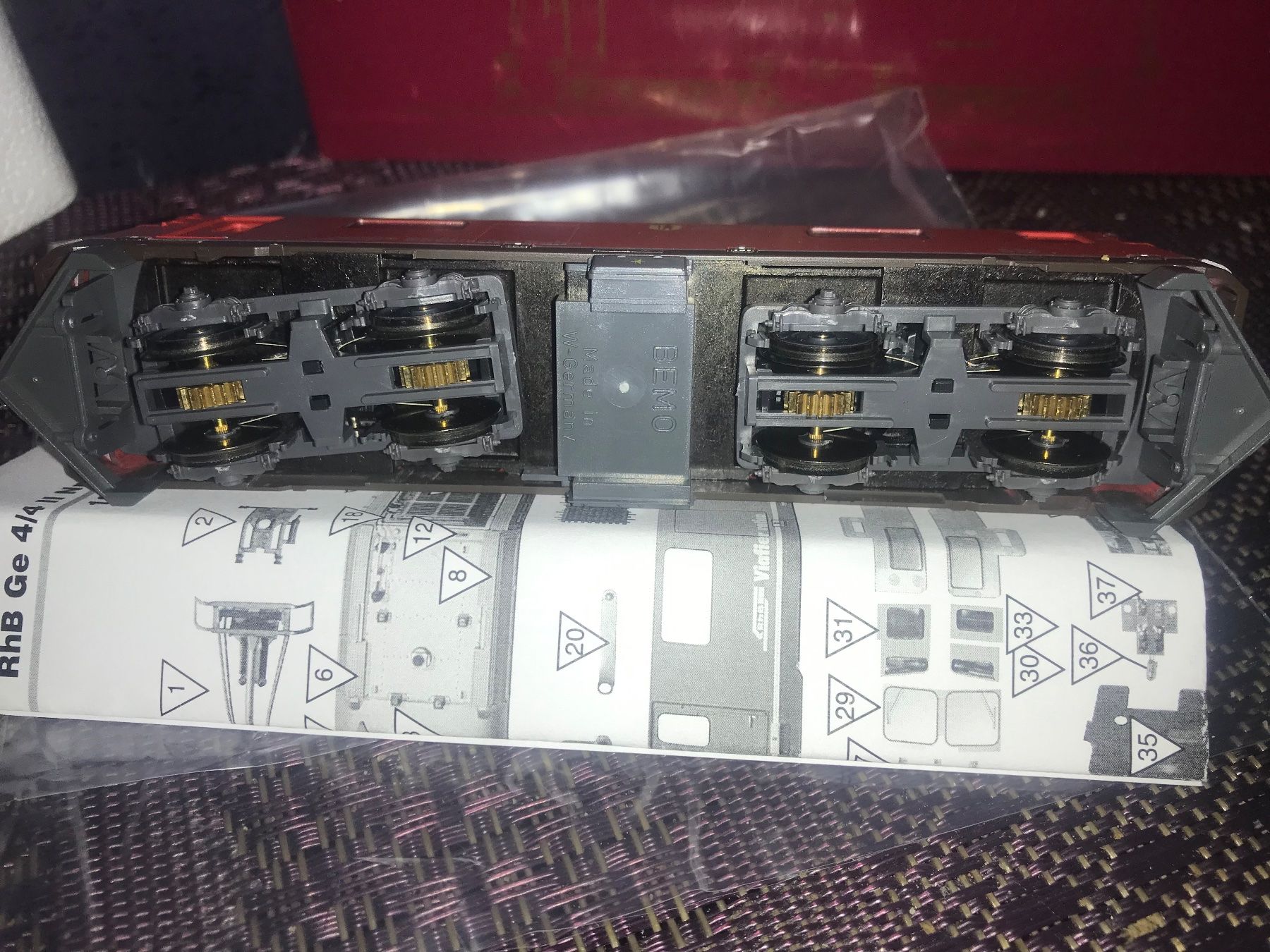 Bemo Modellini di ferrovie: Bemo RhB , Ge 4/4 616 Klosters, neuwertig. – Nuovo e nell'imballaggio originale da Glis venduto da 1Hector1 2