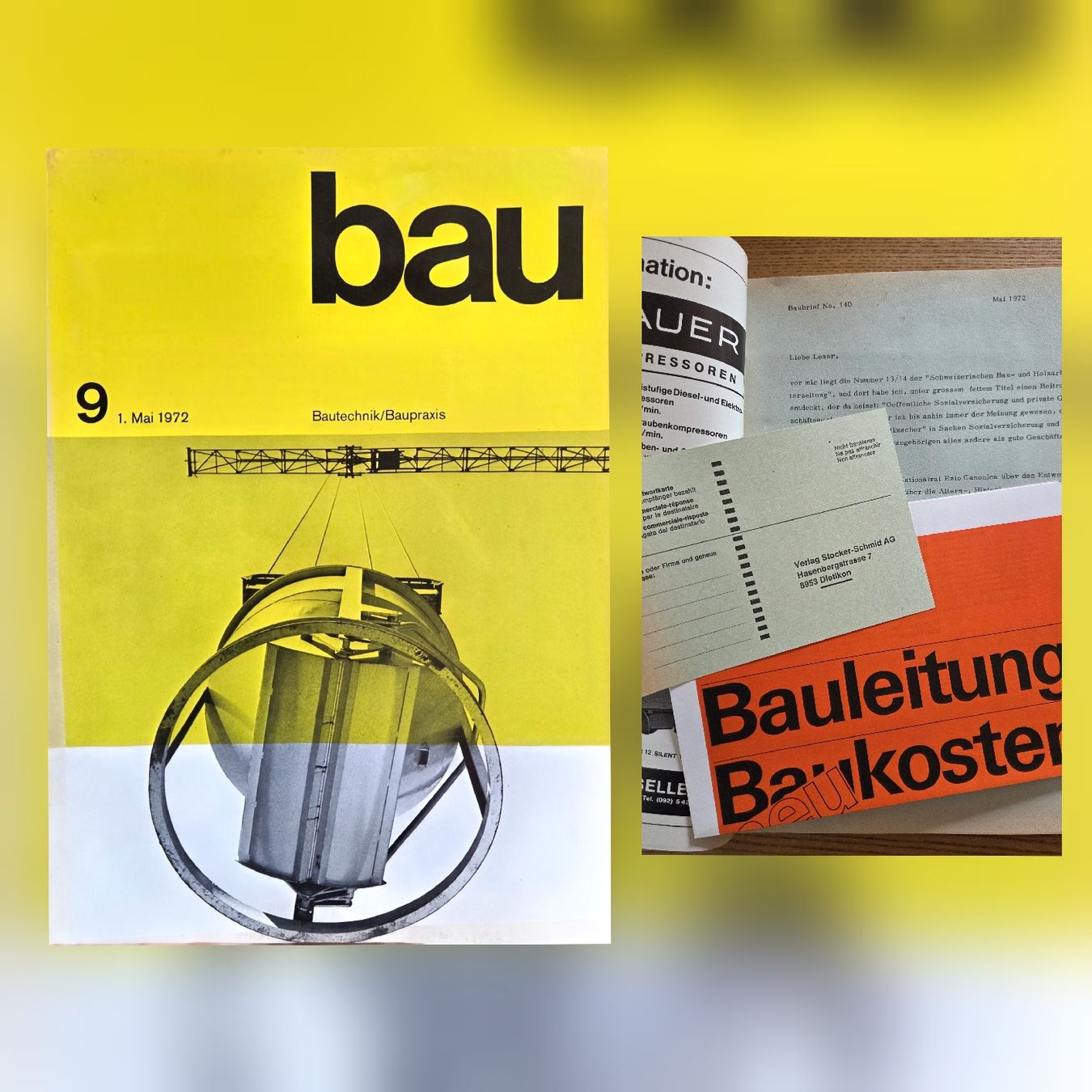 Zeitschriften & Magazine: Schweizer "bau" Magazin – Gebraucht aus Däniken SO von sugar-honey-pie 1