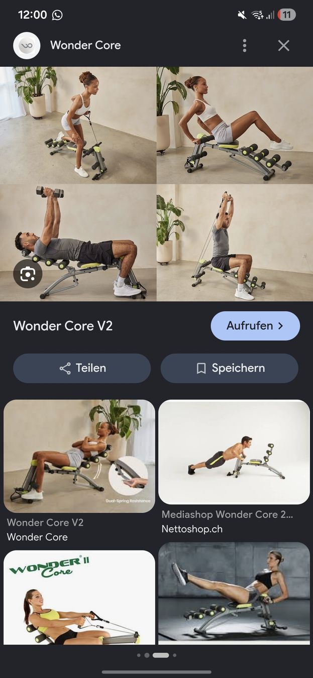 Hometrainer: Fitnessgerät WonderCore 2 – Usato da Kappel SO venduto da jon_558w 3