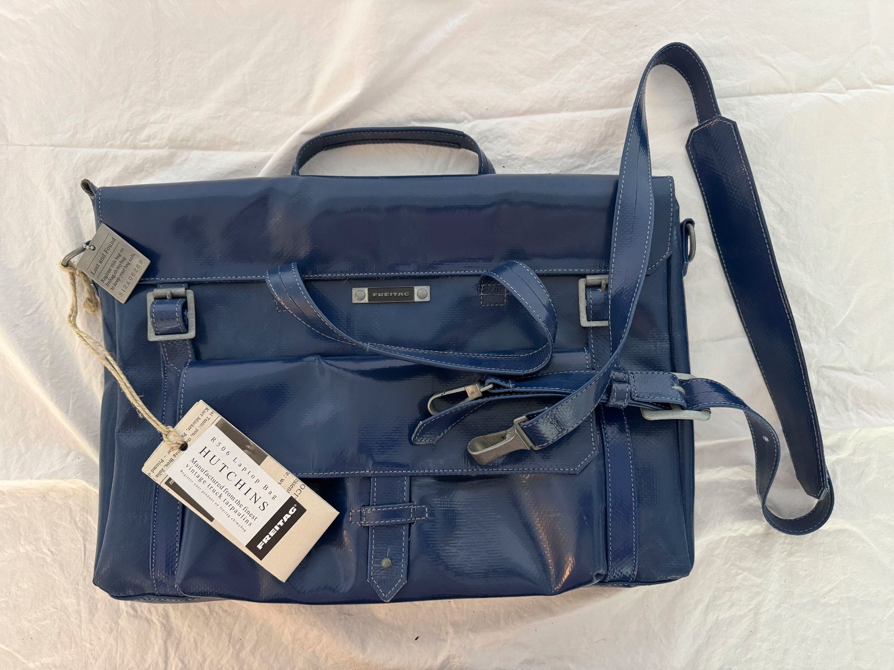 Freitag Tasche - R506 Hutchins - Laptopbag - Dunkelblau (Neu