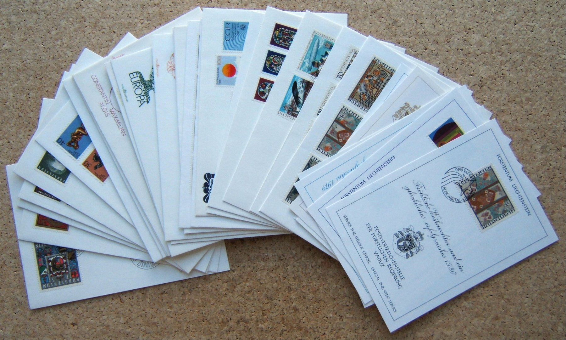Alle Briefmarken: LIECHTENSTEIN LOT – Gebraucht aus Brunnen von Nonne04 5