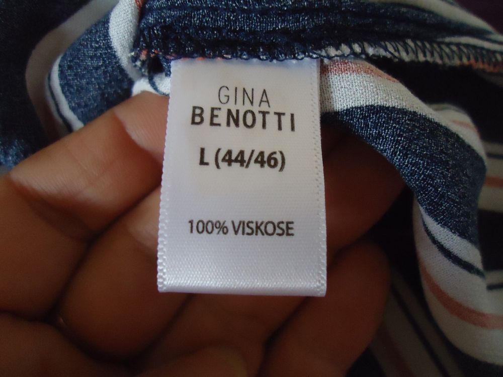 GINA BENOTTI ganz leichtes Sommerkleid aus Viskose, 44