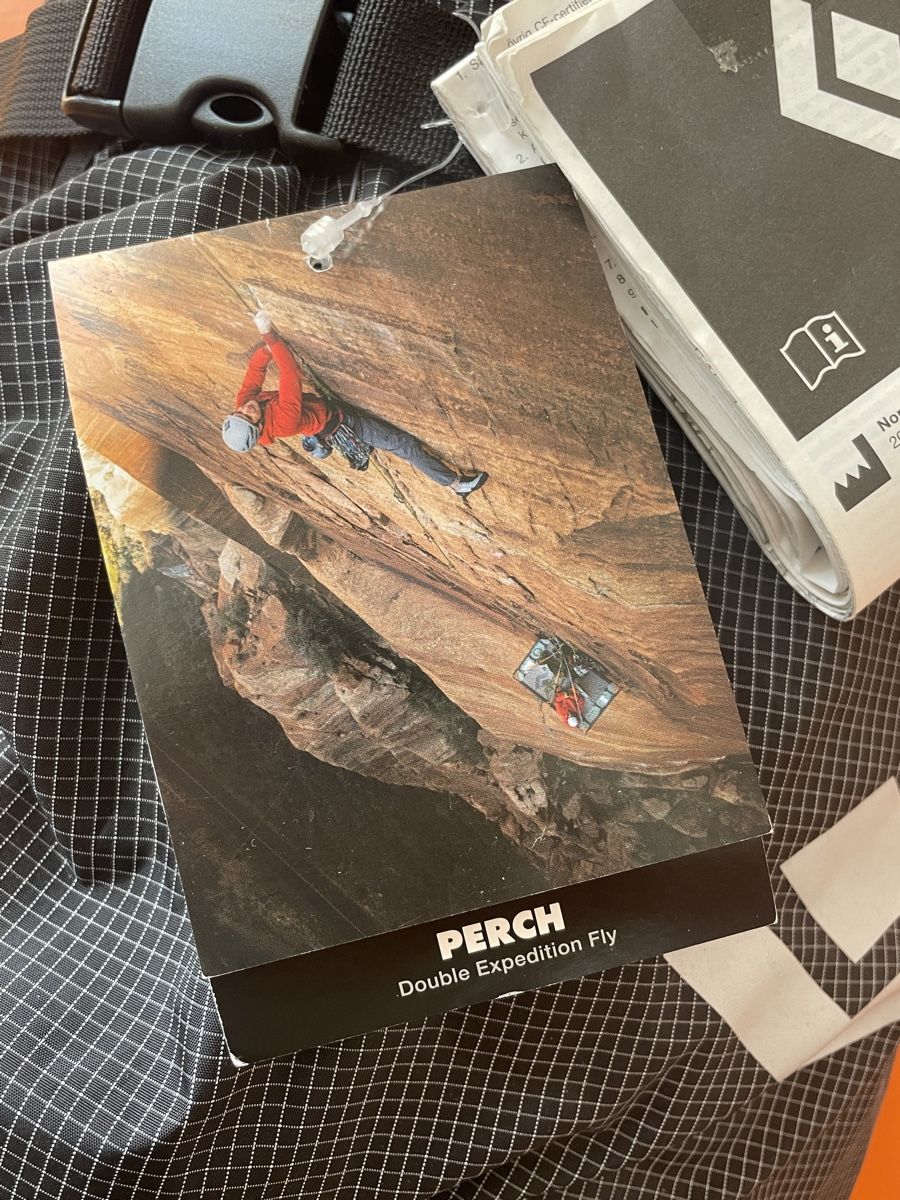 Black Diamond Tende : Black Diamond PERCH Double Expedition Fly- Big Wall Climbing – Nuovo e nell'imballaggio originale da Zürich venduto da arr_fbx2 1