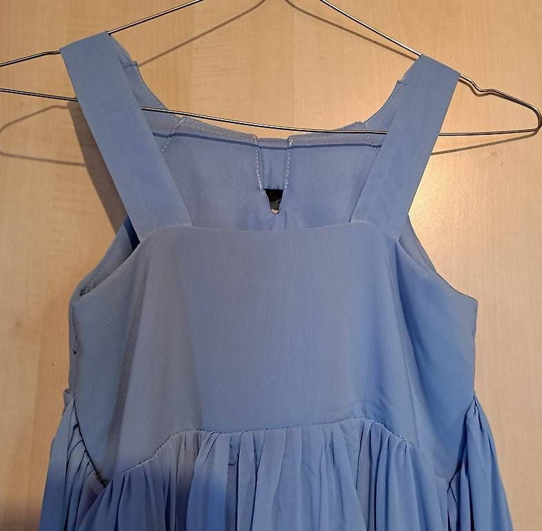Kleider & Röcke: Sehr schönes Mädchen Kleid hellblau ca. Gr. 128/134 – Gebraucht aus Märwil von SchmidC14 3