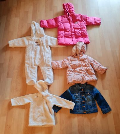 5 er Set Babyjacken Grösse 80/ 86