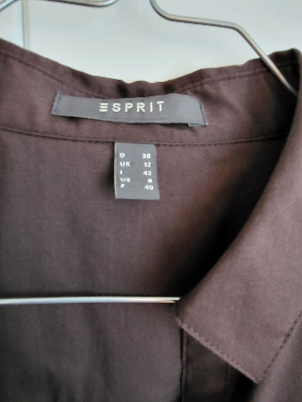Esprit Camicette: Esprit Sommer Bluse, Gr. 38 - Braun, Kurzarm – Usato da Baar venduto da clar6 6