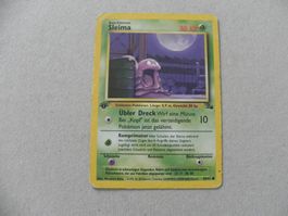 Sleima Pokémon Sammelkarte 1. Edition Ausgabe 1999 - 2000