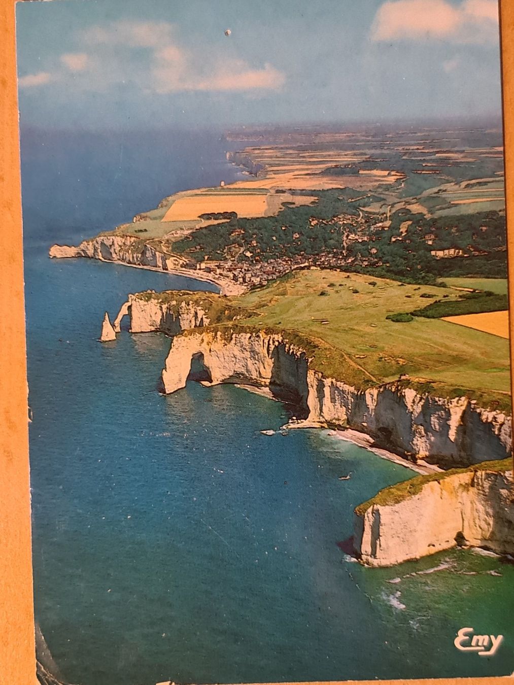 Cartoline postali: Ansichtskarte Etetrat Frankreich – Usato da Dintikon venduto da Vexi