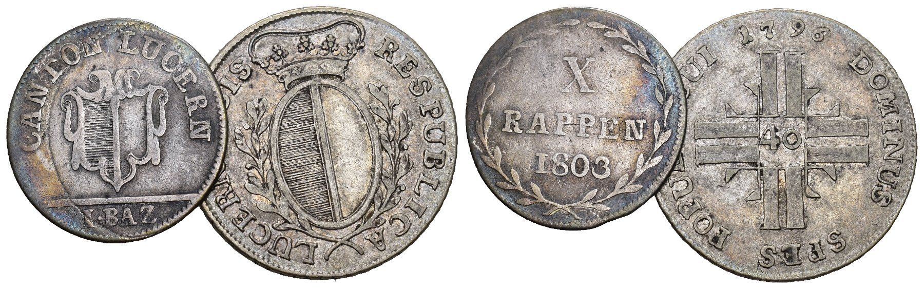 Toutes les monnaies: Luzern 1795+1803 – D'occasion à Bern par numismatictops