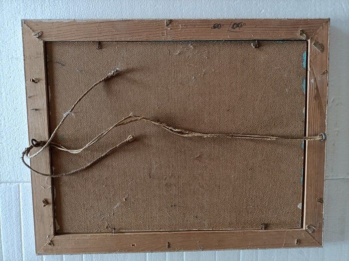 Dipinti: Gemälde Antik mit Holzrahmen – Usato da Burg venduto da Mainstreet69 3