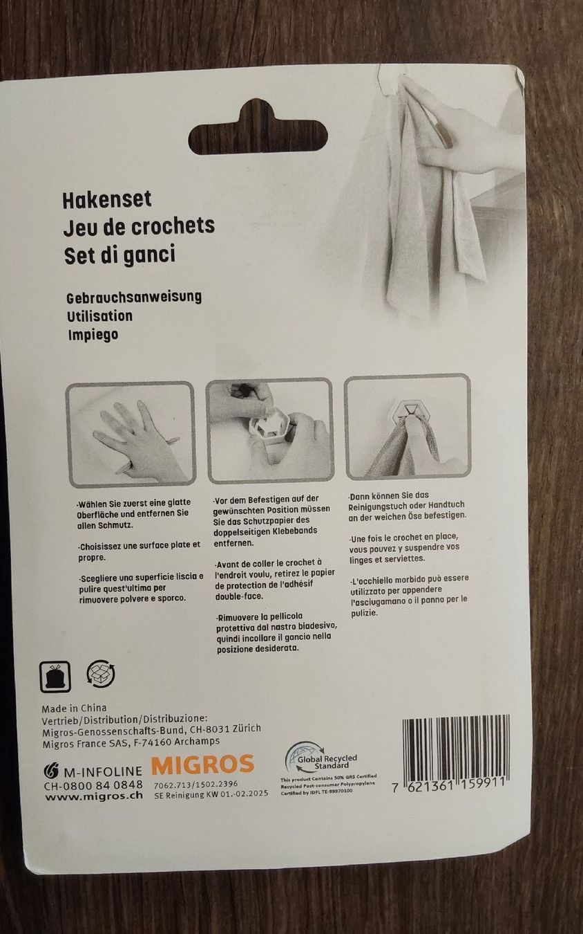 Migros Eisenwaren: Hakenset Migros neu – Neu und originalverpackt aus Köniz von scopello12 1